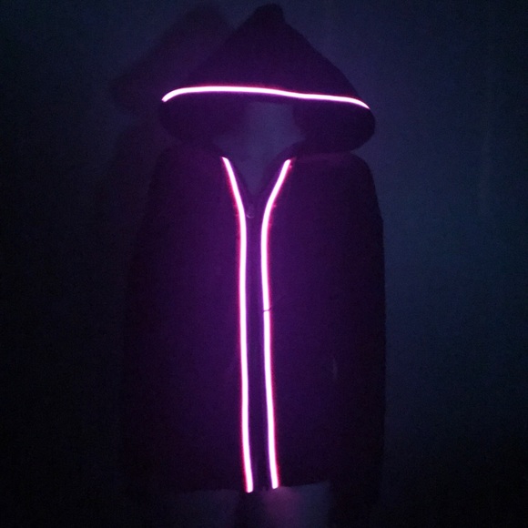 led light hoodie